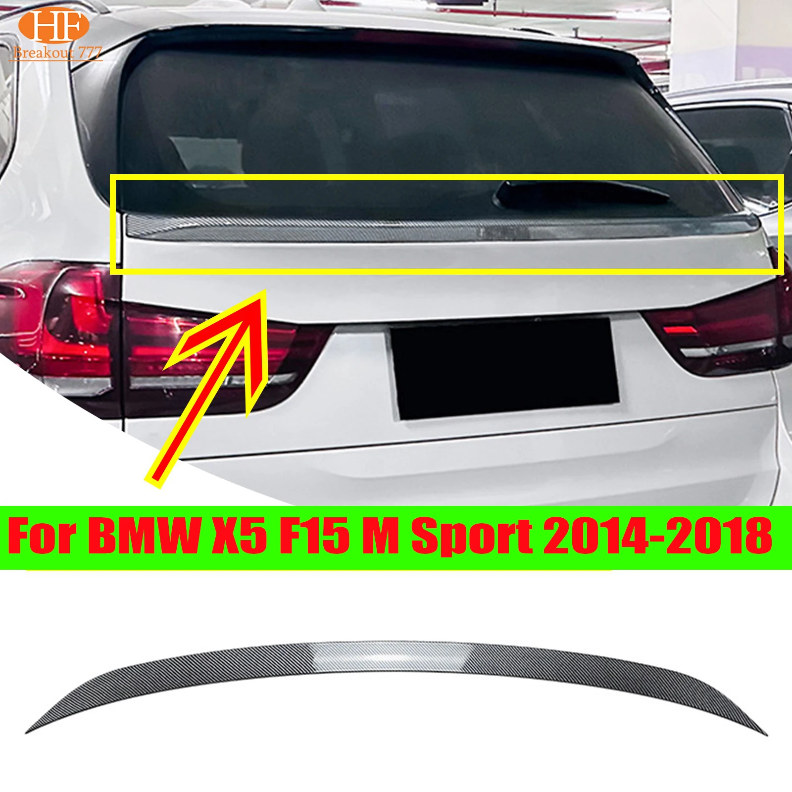 Rear Trunk Spoiler Lips For BMW X5 F15 M Sport 2014-2018 Car Bumper Lip Trunk Spoiler Boot Wing Accessories
Rear Trunk Spoiler Lips For BMW X5 F15 M Sport 2014-2018 Car Bumper Lip Trunk Spoiler Boot Wing Accessories