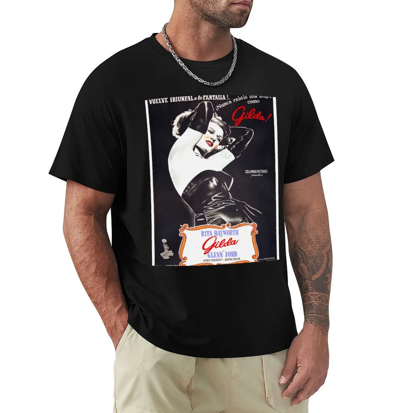 Argentinian poster of Gilda T-Shirt tops vintage graphic tee blanks t shirt men 100℅ cotton
Argentinian poster of Gilda T-Shirt tops vintage graphic tee blanks t shirt men 100℅ cotton