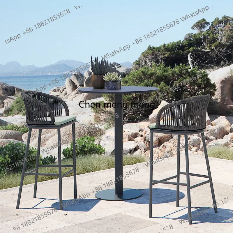 Outdoor bar chair rattan waterproof sunscreen, bar back chair outdoor hotel open-air teak bar high stool
Outdoor bar chair rattan waterproof sunscreen, bar back chair outdoor hotel open-air teak bar high stool