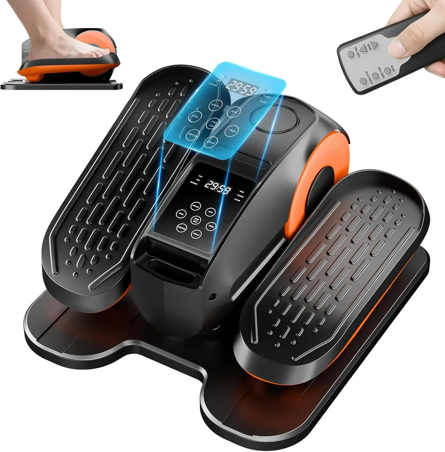 Under Desk Elliptical Machine with 24 Modes, Quiet Portable Leg Exerciser for Home Office Workout
Under Desk Elliptical Machine with 24 Modes, Quiet Portable Leg Exerciser for Home Office Workout