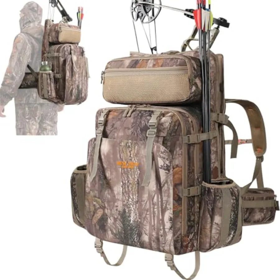 Saddle Hunting Backpack for Men Easy to Carry Saddle Platform and Tree Sticks Waterproof Hunting Bag with Bow Holder and Multip
Saddle Hunting Backpack for Men Easy to Carry Saddle Platform and Tree Sticks Waterproof Hunting Bag with Bow Holder and Multip