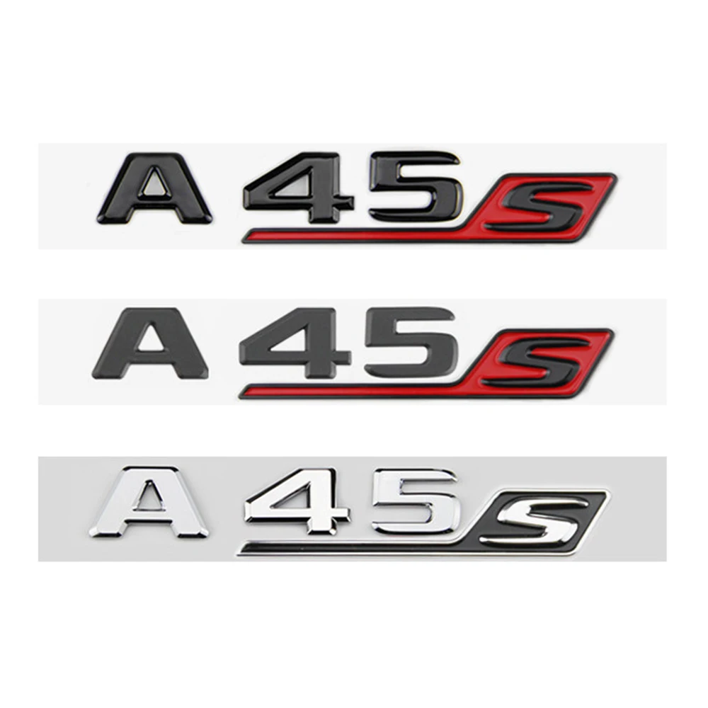 3D ABS Letters Glossy Black Logo A45S Emblem for Mercedes A45S W176 W177 Car Sticker Fender Side Rear Trunk Bdage Accessories
3D ABS Letters Glossy Black Logo A45S Emblem for Mercedes A45S W176 W177 Car Sticker Fender Side Rear Trunk Bdage Accessories