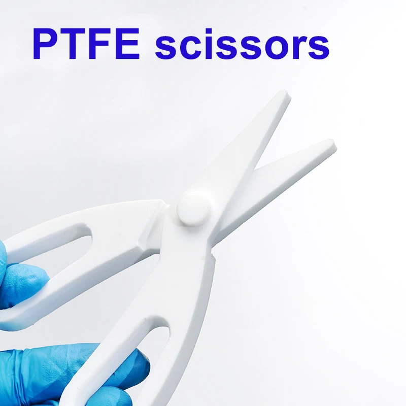 PTFE scissors,Acid and alkali resistance,high-temperature resistance,white,140mm,use for lab,1 Piece
PTFE scissors,Acid and alkali resistance,high-temperature resistance,white,140mm,use for lab,1 Piece