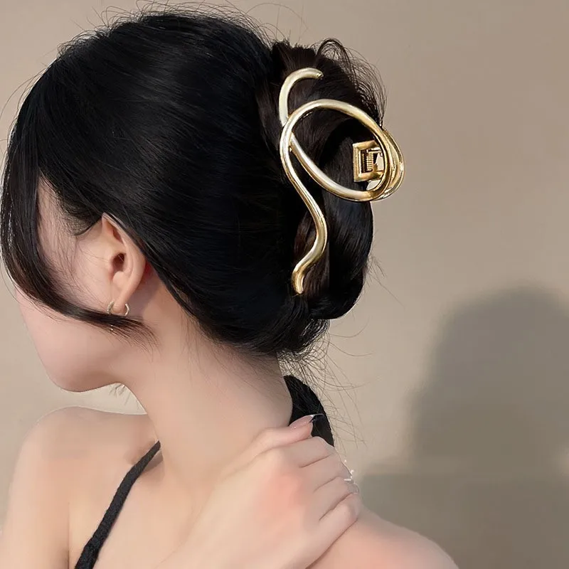 Simple Metal Large Size Hairs Claw Fashion Women Ladies Apparel Accessories Headwear Ponytail Hairpins Hair Clips for Girls
Simple Metal Large Size Hairs Claw Fashion Women Ladies Apparel Accessories Headwear Ponytail Hairpins Hair Clips for Girls