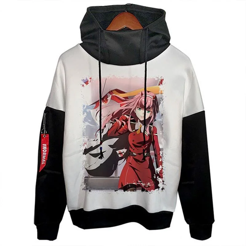 Trendy Hip Hop Style Fleece Lined Hoodie Darling in the Franxx New Arrival Unisex Casual Polyester Fiber Warm Deformable
Trendy Hip Hop Style Fleece Lined Hoodie Darling in the Franxx New Arrival Unisex Casual Polyester Fiber Warm Deformable