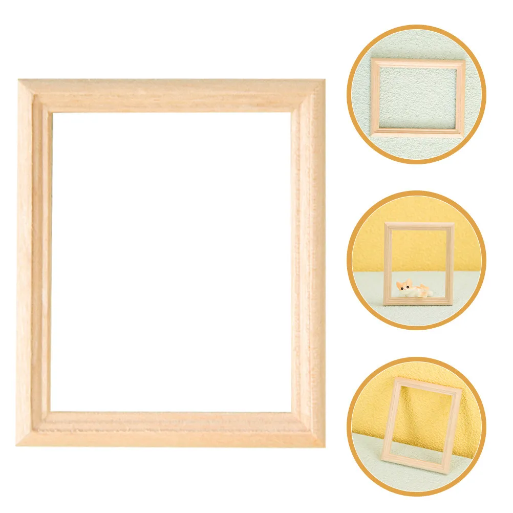 Набор из 6 миниатюрных деревянных рамок для кукольного домика, микро-фоторамки, маленькие деревянные рамки для декора, набор для рукоделия, украшение для витрин
Набор из 6 миниатюрных деревянных рамок для кукольного домика, микро-фоторамки, маленькие деревянные рамки для декора, набор для рукоделия, украшение для витрин