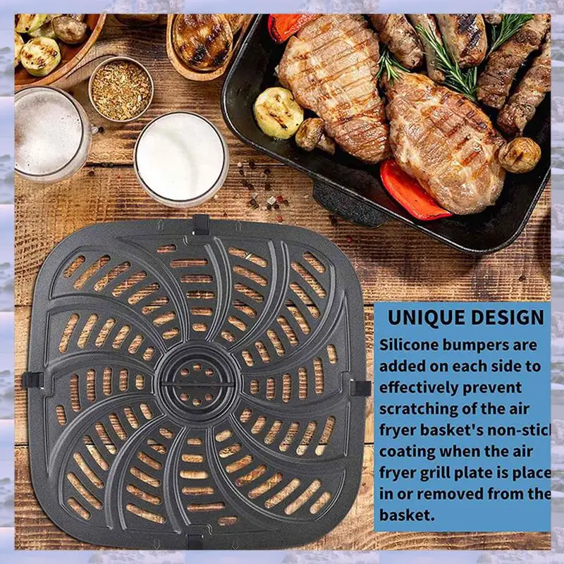 2025-2X Air Fryer Replacement Grill Pan, Air Fryer Accessories For Chefman RJ38-SQSS-8T-D, 8QT Nonstick Removable Grill Pan
2025-2X Air Fryer Replacement Grill Pan, Air Fryer Accessories For Chefman RJ38-SQSS-8T-D, 8QT Nonstick Removable Grill Pan