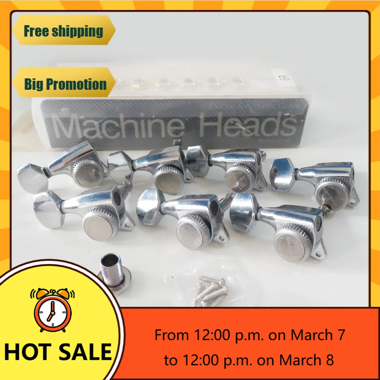 QX-Music Store-1 Set Guitar Locking Tuners Electric Guitar Machine Heads Tuners Lock String Tuning Pegs
QX-Music Store-1 Set Guitar Locking Tuners Electric Guitar Machine Heads Tuners Lock String Tuning Pegs