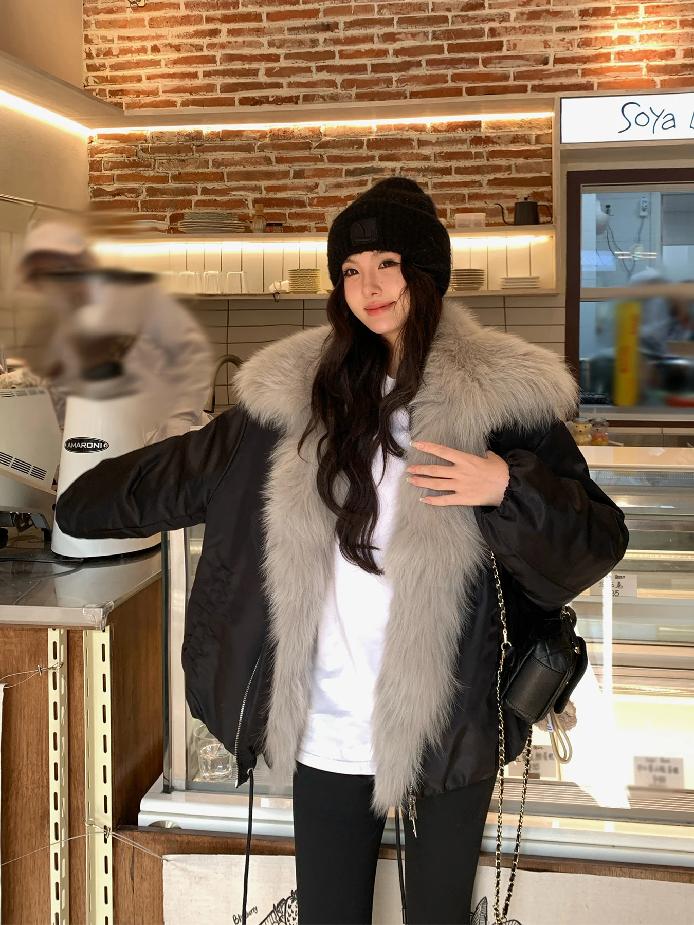 Женская куртка-парка с меховым воротником из ромашки, пуховая куртка Bla Du, пальто прямого кроя, новинка 2024, зима
Женская куртка-парка с меховым воротником из ромашки, пуховая куртка Bla Du, пальто прямого кроя, новинка 2024, зима