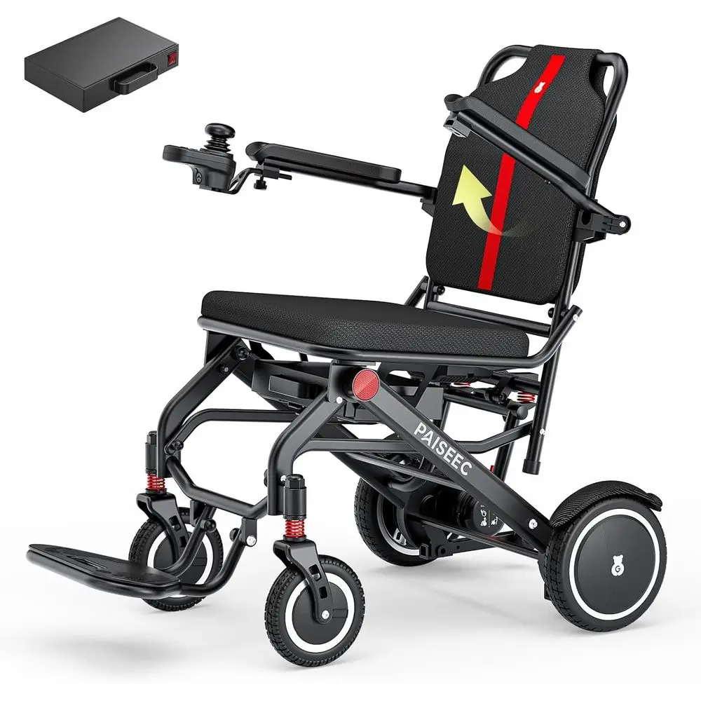 Portable Lightweight Electric Wheelchair for Adults and Seniors, Travel-Friendly, Airline Approved, 11 Mile Range, Suitable for
Portable Lightweight Electric Wheelchair for Adults and Seniors, Travel-Friendly, Airline Approved, 11 Mile Range, Suitable for