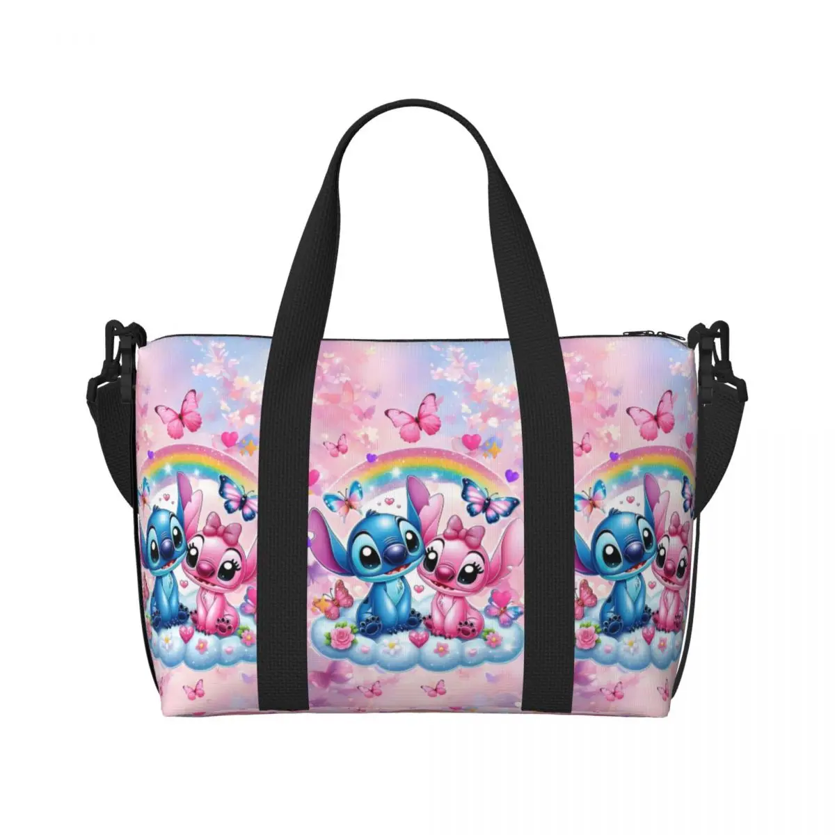 Custom Stitch Anime Printed Beach Tote Bag Women Extra Large Gym Carry On Cute Cartoon Classic Movie Travel Shopping Bags
Custom Stitch Anime Printed Beach Tote Bag Women Extra Large Gym Carry On Cute Cartoon Classic Movie Travel Shopping Bags