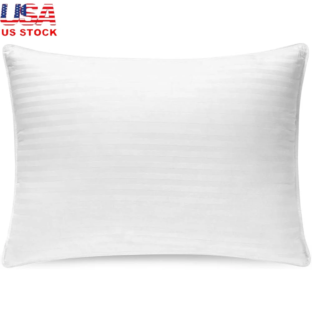 Premium Goose Down Pillow Soft Fluffy Comfort 80% Down 20% Feather Standard Size Easy Wash 100% Cotton Cover Luxury Sleep
Premium Goose Down Pillow Soft Fluffy Comfort 80% Down 20% Feather Standard Size Easy Wash 100% Cotton Cover Luxury Sleep