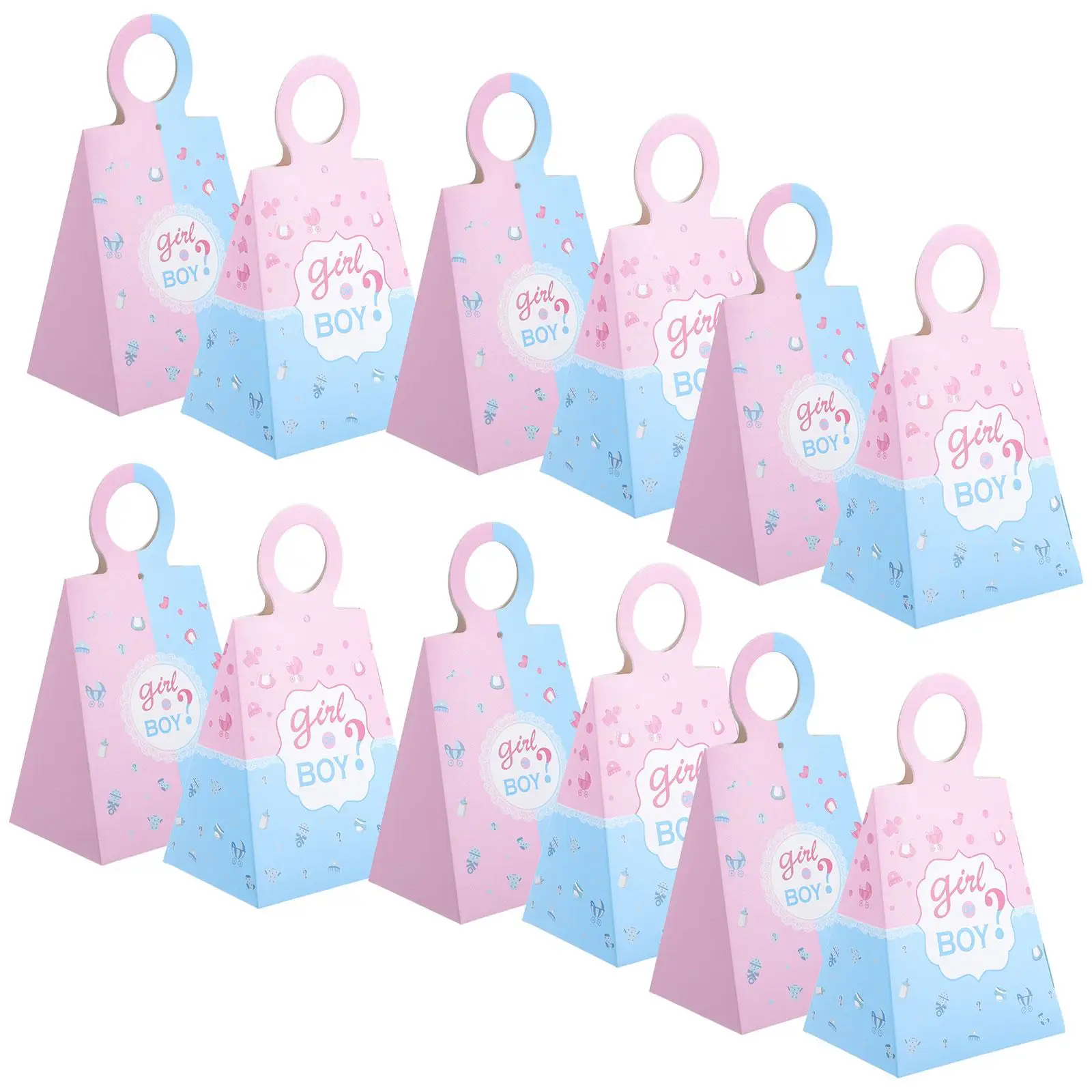 24 Pcs Birthday Party Gift Boxes Candy Containers for Baby Shower Gender Reveal Favor Boxes Chocolate Snacks Packaging
24 Pcs Birthday Party Gift Boxes Candy Containers for Baby Shower Gender Reveal Favor Boxes Chocolate Snacks Packaging