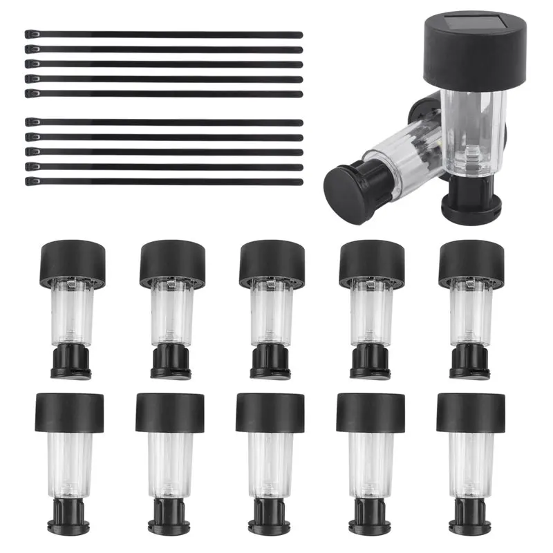 ABKY-10Packs LED Solar Lamp Waterproof Pool Lights Outdoor Swimming Pool Fence Garden Decoration Lamp For Yard
ABKY-10Packs LED Solar Lamp Waterproof Pool Lights Outdoor Swimming Pool Fence Garden Decoration Lamp For Yard