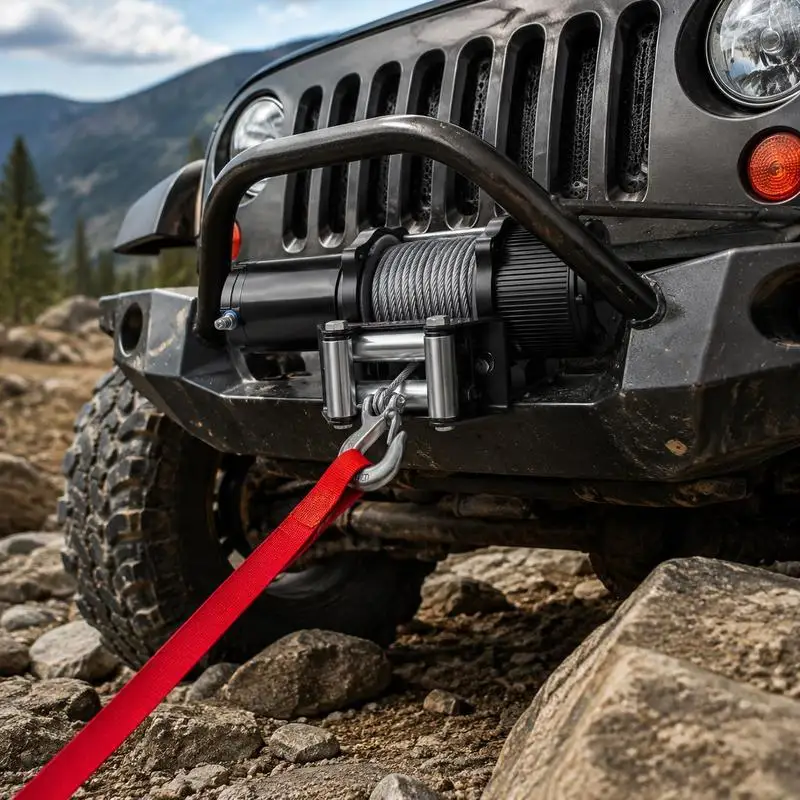 Electric Winch 2041 kg, 12V DC Motor Winch with Φ5.8 mm x 12 m Steel Cable, Wireless & Wired Remote Control, IP55, Electric Winch for Towing ATVs, UTVs & Off-road Vehicles
Electric Winch 2041 kg, 12V DC Motor Winch with Φ5.8 mm x 12 m Steel Cable, Wireless & Wired Remote Control, IP55, Electric Winch for Towing ATVs, UTVs & Off-road Vehicles