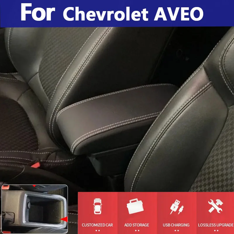 For Chevrolet AVEO car armrest box central console modification upgrade storage double layer USB car accessories easy install
For Chevrolet AVEO car armrest box central console modification upgrade storage double layer USB car accessories easy install