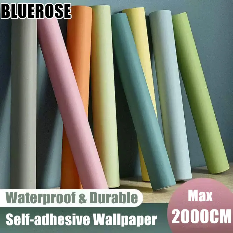 Waterproof PVC Self-Adhesive Wallpaper Morandi Solid Color Peel and Stick Wallpaper for Dormitory Bedroom Background Home Wall
Waterproof PVC Self-Adhesive Wallpaper Morandi Solid Color Peel and Stick Wallpaper for Dormitory Bedroom Background Home Wall