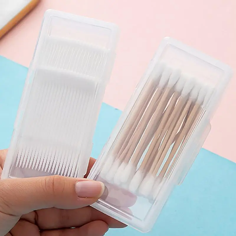 1Pcs Portable Cotton Swab Storage Container Dustproof Cotton Swab Storage Box For travel Small Jewelry Swabs Items
1Pcs Portable Cotton Swab Storage Container Dustproof Cotton Swab Storage Box For travel Small Jewelry Swabs Items
