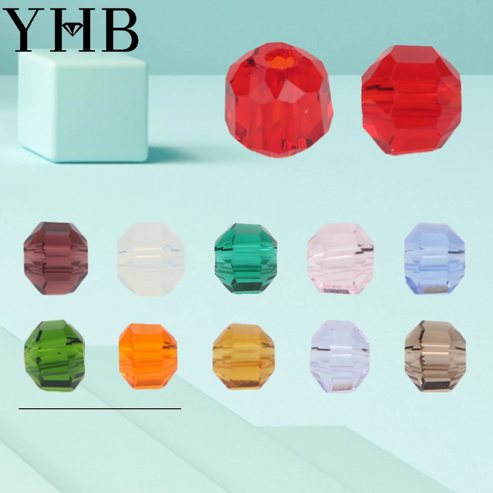 YHB B5127 Crystal Glass Round Loose Faceted Wheel Beads for Jewelry Making Diy Beaded Accessories
YHB B5127 Crystal Glass Round Loose Faceted Wheel Beads for Jewelry Making Diy Beaded Accessories