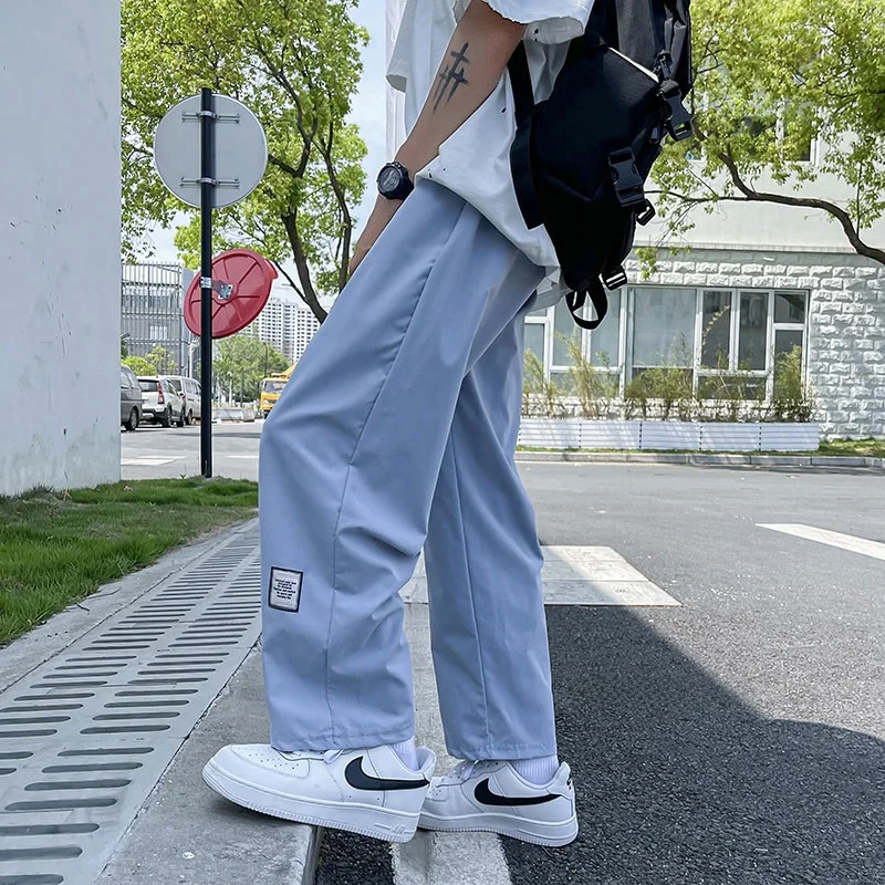 Summer Trendy Loose Straight Leg Casual Pants Korean Hong Kong Style Couple Match All-Match Sport Nine-Piece Pants
Summer Trendy Loose Straight Leg Casual Pants Korean Hong Kong Style Couple Match All-Match Sport Nine-Piece Pants
