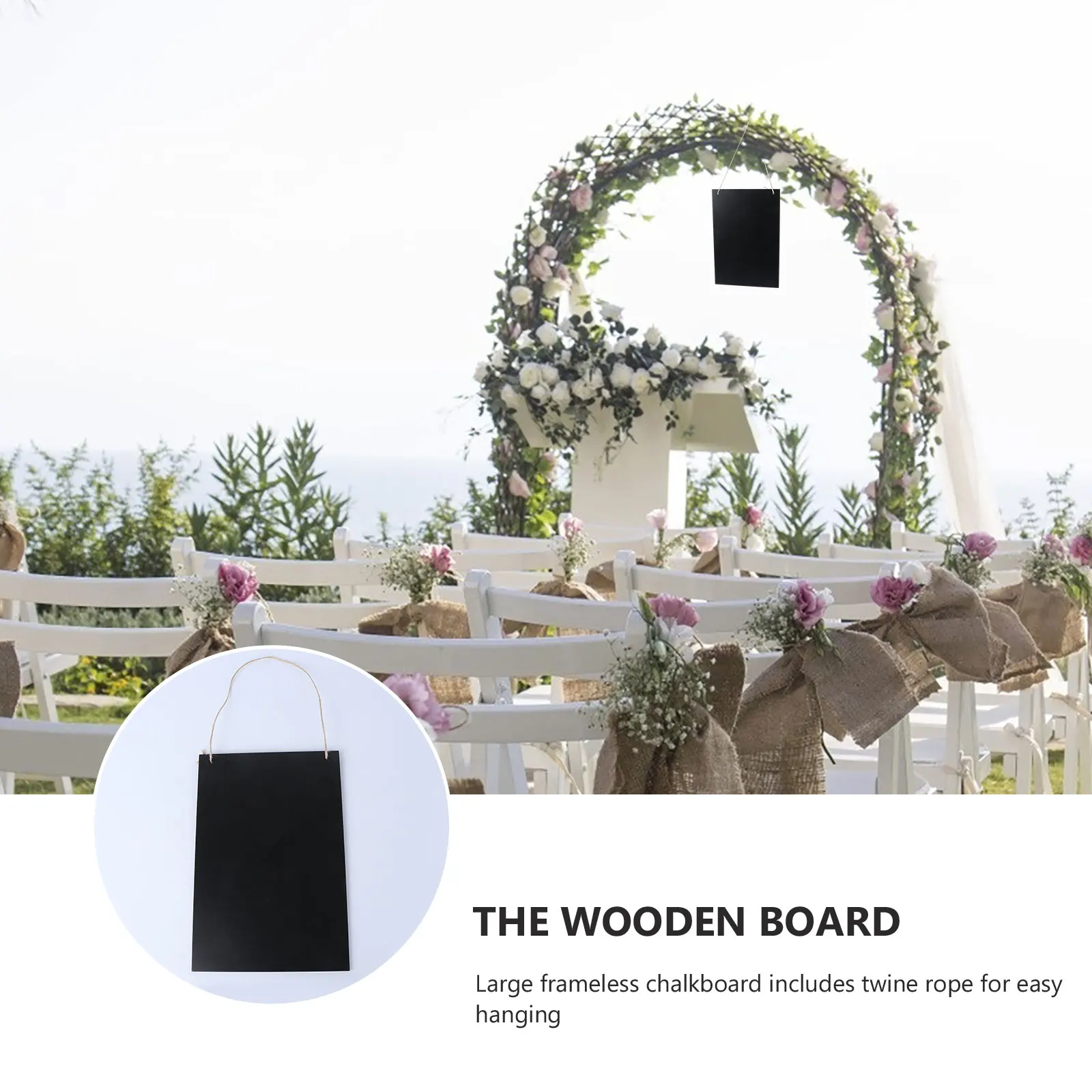 Wedding Blackboard Sign Unframed Wood Double Sided Hanging Kitchen Office Wood Board Hanger Decor Rustic Erasable Signs
Wedding Blackboard Sign Unframed Wood Double Sided Hanging Kitchen Office Wood Board Hanger Decor Rustic Erasable Signs