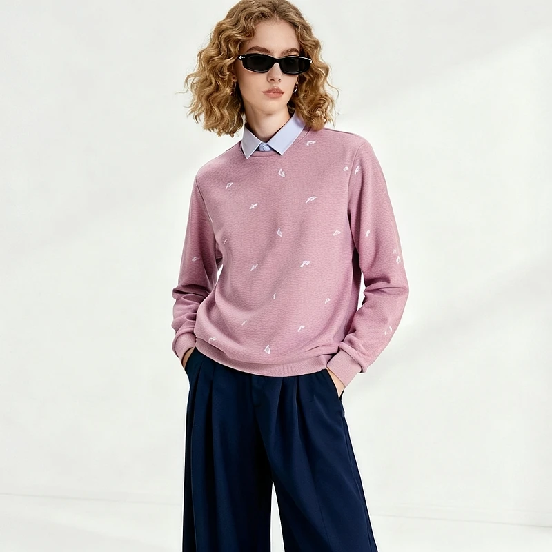 Женский трикотажный свитер Homesi We Pattern Fce с двойным воротником и эффектом двухслойности, осенне-зимний, хлопковый, с длинными рукавами, круглый вырез
Женский трикотажный свитер Homesi We Pattern Fce с двойным воротником и эффектом двухслойности, осенне-зимний, хлопковый, с длинными рукавами, круглый вырез