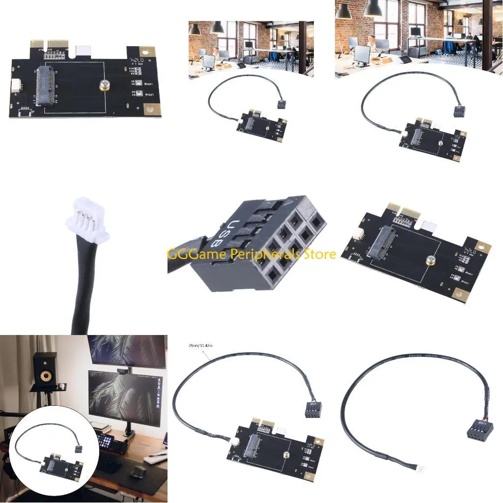 U55B Адаптер для преобразования M.2 NGFF в PCIE. Подключайте и используйте сетевую карту M.2 для PCIE. Расширение беспроводной
U55B Адаптер для преобразования M.2 NGFF в PCIE. Подключайте и используйте сетевую карту M.2 для PCIE. Расширение беспроводной