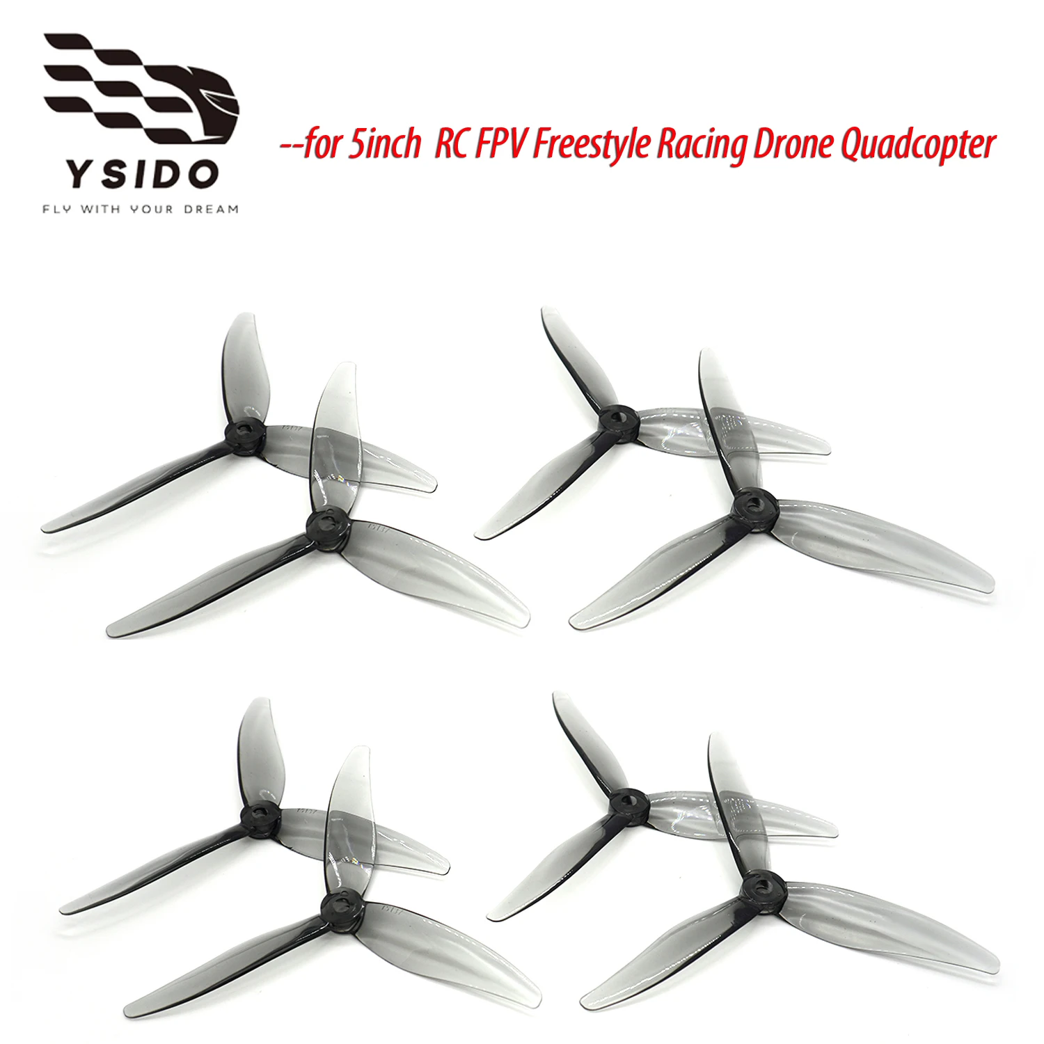 YSIDO 4/8/16 шт. 3-лопастная опора 5,1X3,7X3 5137 пропеллер 5 мм монтажное отверстие для 5-дюймового FPV Racing Freestyle Drone Quadcopter RC Model
YSIDO 4/8/16 шт. 3-лопастная опора 5,1X3,7X3 5137 пропеллер 5 мм монтажное отверстие для 5-дюймового FPV Racing Freestyle Drone Quadcopter RC Model