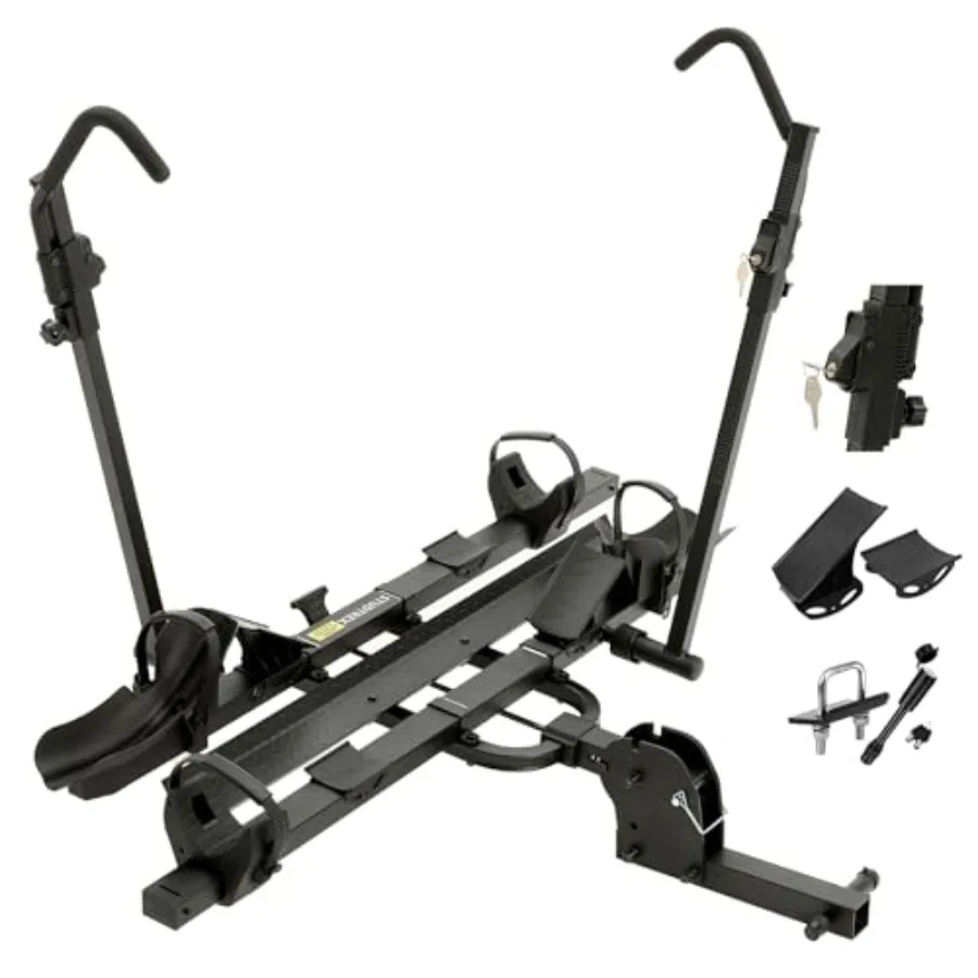 Крепление для электровелосипедов TrailV2 Plus Hitch 2 с рампой, функцией наклона и складывания, противоугонными замками для колес, усиленное, грузоподъемность 170 фунтов, подходит для 2 велосипедов.
Крепление для электровелосипедов TrailV2 Plus Hitch 2 с рампой, функцией наклона и складывания, противоугонными замками для колес, усиленное, грузоподъемность 170 фунтов, подходит для 2 велосипедов.