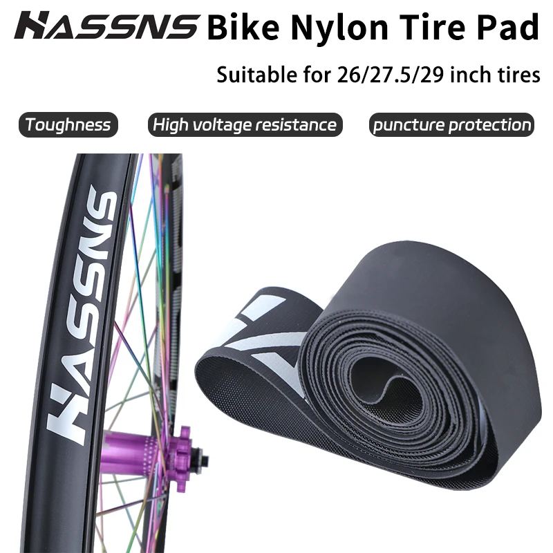 HASSNS MTB Rim Tapes 26 27.5 29 Inch Mountain Bike Tire Liner Bicycle Inner Tube Anti-puncture Tape Premium nylon Rim Strips
HASSNS MTB Rim Tapes 26 27.5 29 Inch Mountain Bike Tire Liner Bicycle Inner Tube Anti-puncture Tape Premium nylon Rim Strips