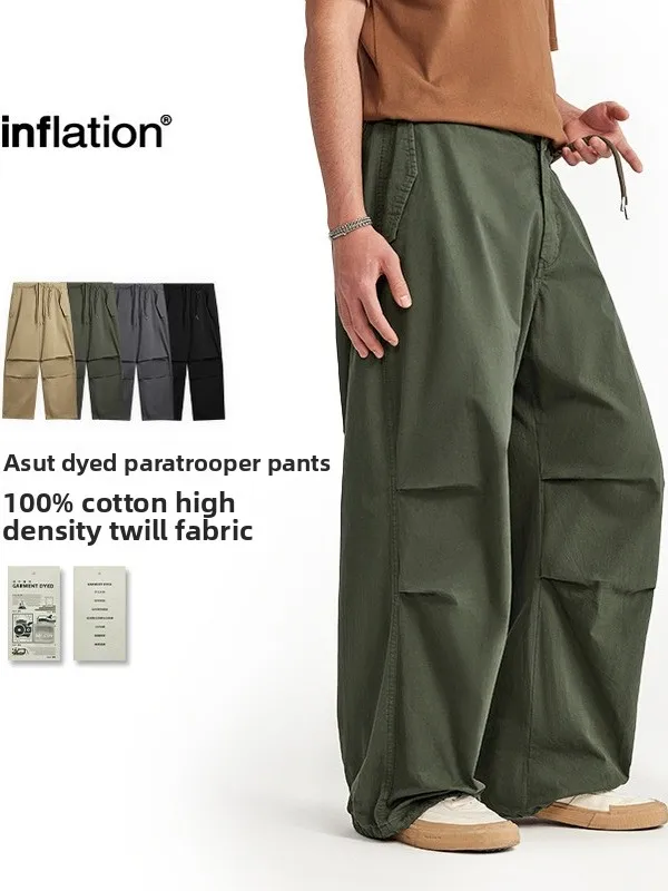 American Street Sle Men's Wide Leg Work Pants Multiple kets Loose Casual Cotton Trousers Faionable Urban Wear
American Street Sle Men's Wide Leg Work Pants Multiple kets Loose Casual Cotton Trousers Faionable Urban Wear