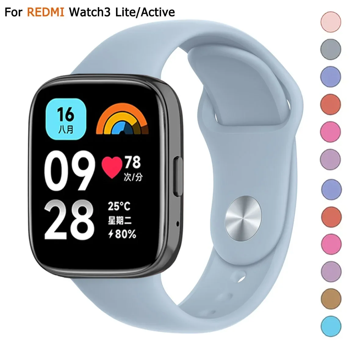 Силиконовый ремешок-петля для Redmi Watch 3 lite, спортивный ремешок для Xiaomi Mi Watch3, активный браслет, браслет 20/22 мм, аксессуары correa
Силиконовый ремешок-петля для Redmi Watch 3 lite, спортивный ремешок для Xiaomi Mi Watch3, активный браслет, браслет 20/22 мм, аксессуары correa