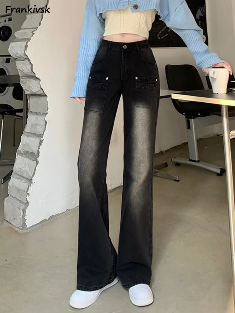 Wide Leg Jeans Women Loose Simple High Street Korean Style Retro Vintage All-match Office Lady Denim Advanced Popular Stylish
Wide Leg Jeans Women Loose Simple High Street Korean Style Retro Vintage All-match Office Lady Denim Advanced Popular Stylish