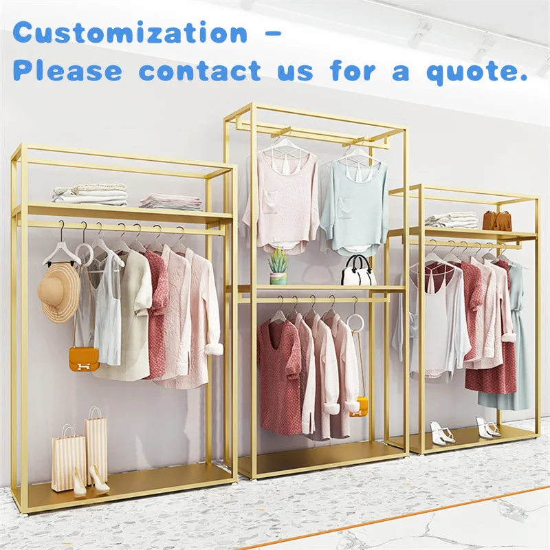 custom.Kainice Custom Freestanding Display Stand Iron Frame Double Display Racks Retail Clothes Store Floor Rack
custom.Kainice Custom Freestanding Display Stand Iron Frame Double Display Racks Retail Clothes Store Floor Rack