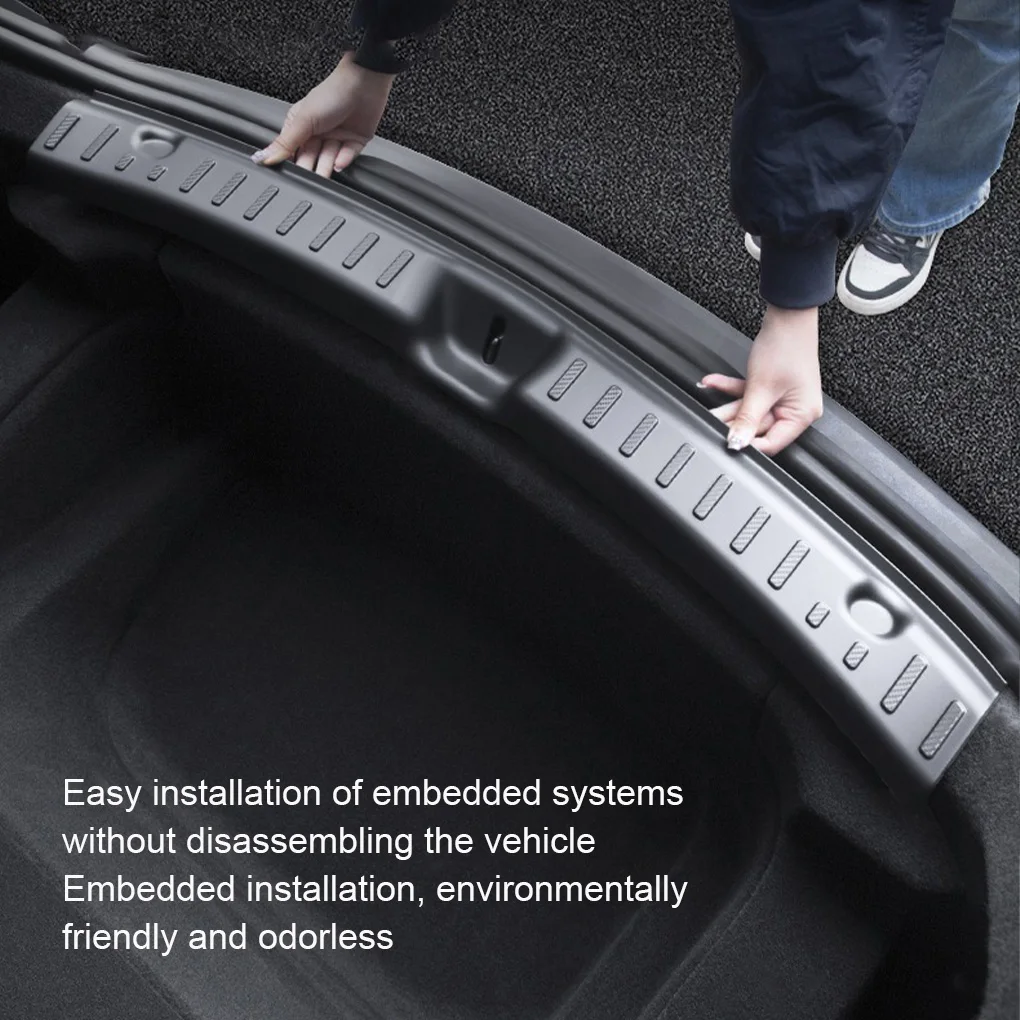 For Tesla Model Y Juniper 2025 Rear Trunk Sill Guard Protector Anti-scratch Cargo Threshold Protect Strip Trim
For Tesla Model Y Juniper 2025 Rear Trunk Sill Guard Protector Anti-scratch Cargo Threshold Protect Strip Trim