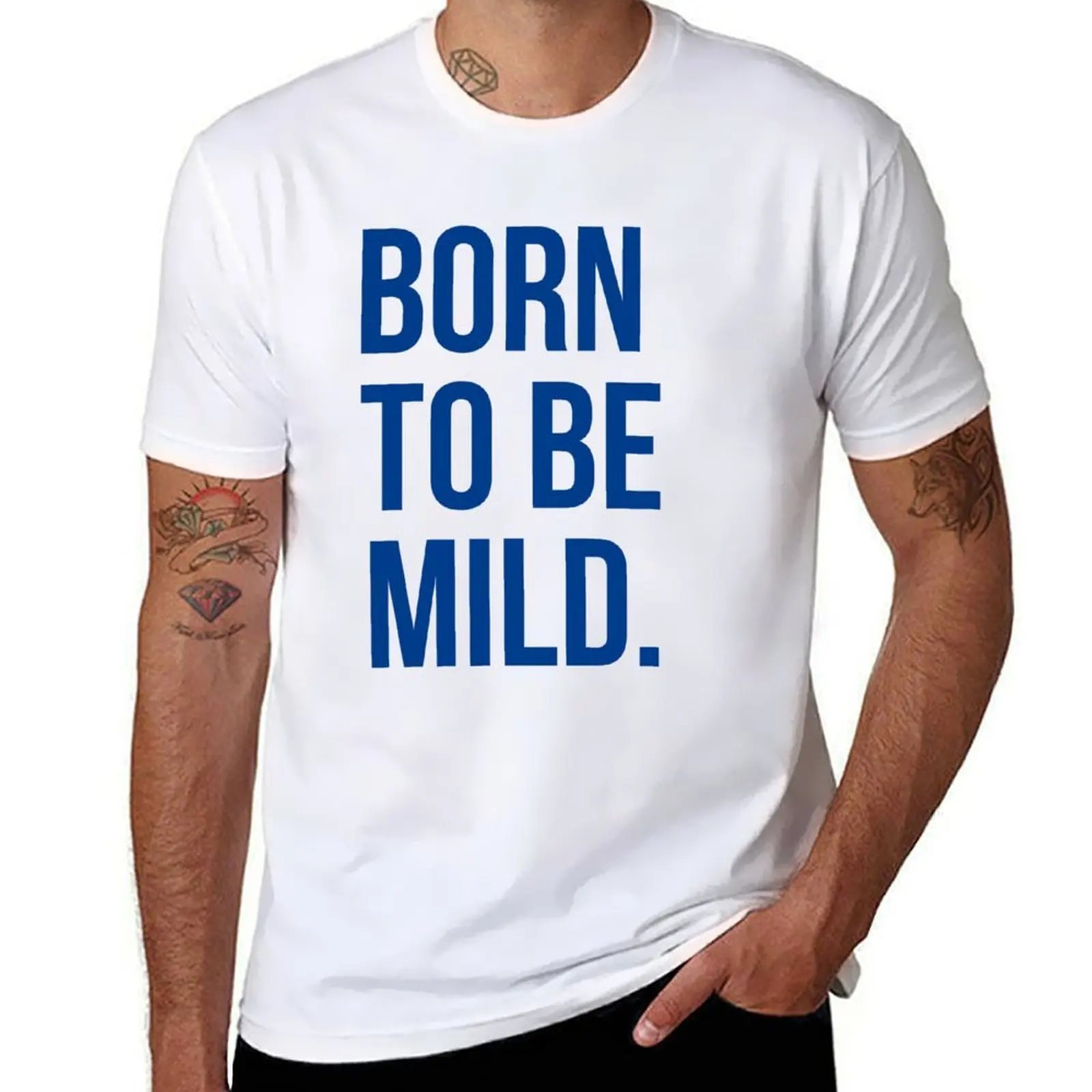 Born To Be Mild T-Shirt Urban Casual Loose Fit Tee
Born To Be Mild T-Shirt Urban Casual Loose Fit Tee