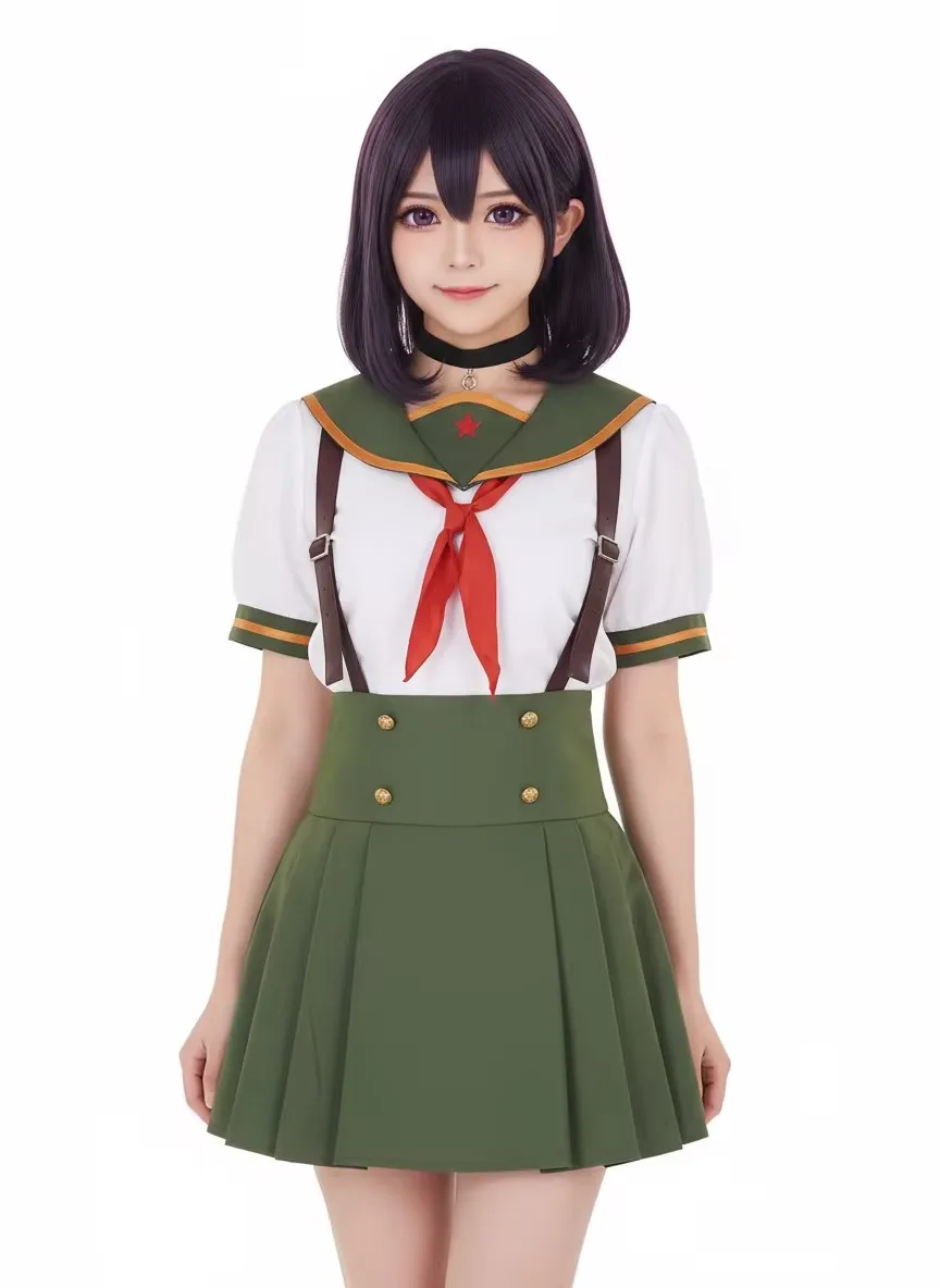 《Customize》Anime School-Live! Gakko Gurashi ! Kurumi Ebisuzawa Cosplay Costume Girl's Uniform Dress Halloween
《Customize》Anime School-Live! Gakko Gurashi ! Kurumi Ebisuzawa Cosplay Costume Girl's Uniform Dress Halloween