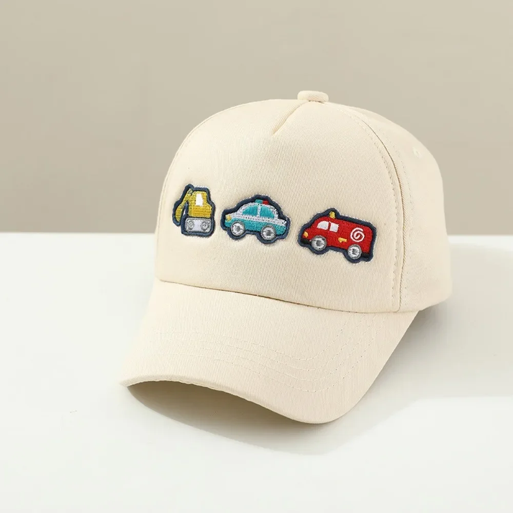 Children's Three-car Embroidered Baseball Cap Cute Cartoon Car Cotton Solid Color Sun Protection Soft Top Baseball Cap
Children's Three-car Embroidered Baseball Cap Cute Cartoon Car Cotton Solid Color Sun Protection Soft Top Baseball Cap