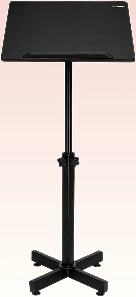 VINGLI Adjustable Lectern Podium Stand, Portable Church Classroom Lecture Desk, Black
VINGLI Adjustable Lectern Podium Stand, Portable Church Classroom Lecture Desk, Black