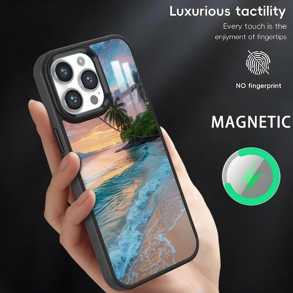Sea Beach Travel landscape Phone Case For iPhone 16 15 14 13 12 11 Pro Max Plus Mini Magnetic Magsafe Wireless Charging Cover
Sea Beach Travel landscape Phone Case For iPhone 16 15 14 13 12 11 Pro Max Plus Mini Magnetic Magsafe Wireless Charging Cover