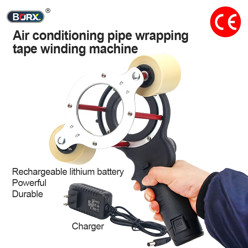 BORX Handheld Air Conditioning Tape Winding Machine 12V/27W Air Conditioning Insulation Pipe Wrap Power Tools
BORX Handheld Air Conditioning Tape Winding Machine 12V/27W Air Conditioning Insulation Pipe Wrap Power Tools
