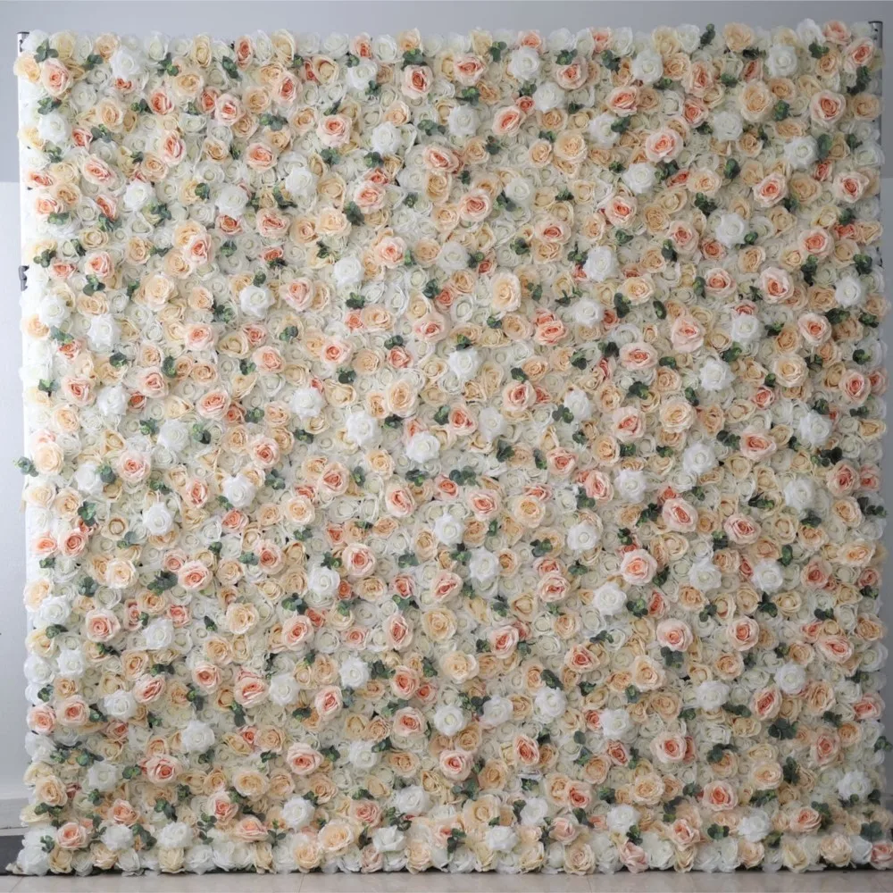 3D luxuryChampagne rose green leaves Curtain Cloth Flower Wall Outdoor Wedding Backdrop Decoration Events Prop Window Display
3D luxuryChampagne rose green leaves Curtain Cloth Flower Wall Outdoor Wedding Backdrop Decoration Events Prop Window Display
