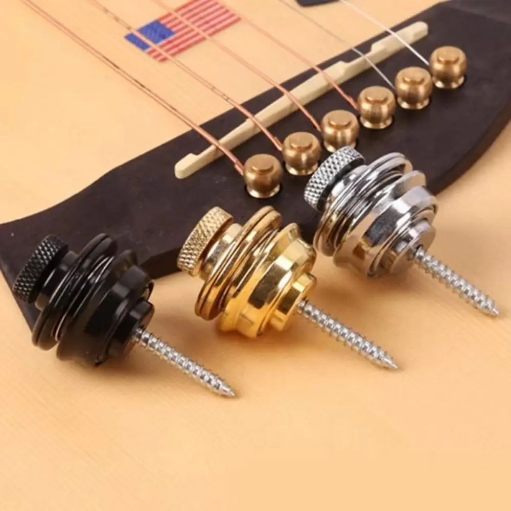 Zinc Alloy Bass Safety Straplocks Flat Head Guitar Strap BuckleElectric Guitar Tail Nail for Acoustic Electric Bass Strap
Zinc Alloy Bass Safety Straplocks Flat Head Guitar Strap BuckleElectric Guitar Tail Nail for Acoustic Electric Bass Strap