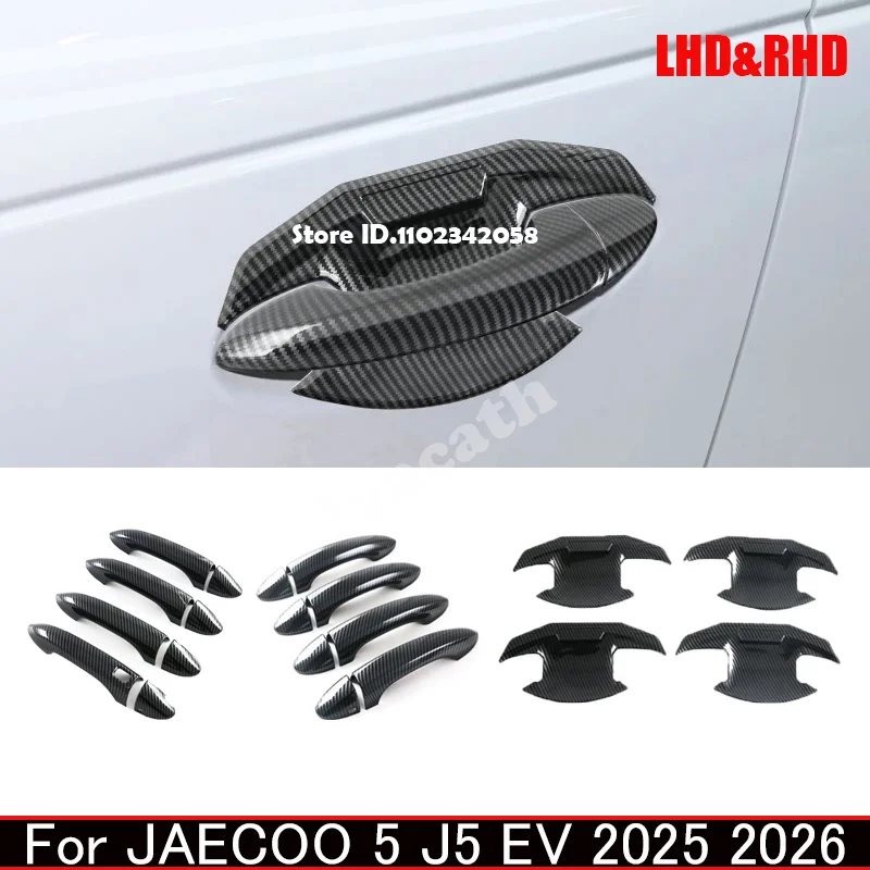 LHD RHD For Jaecoo J5 EV 2025 2026 ABS black Car External Door Handle Catch Cover Door Bowl Protection Trim Sticker Accessories
LHD RHD For Jaecoo J5 EV 2025 2026 ABS black Car External Door Handle Catch Cover Door Bowl Protection Trim Sticker Accessories