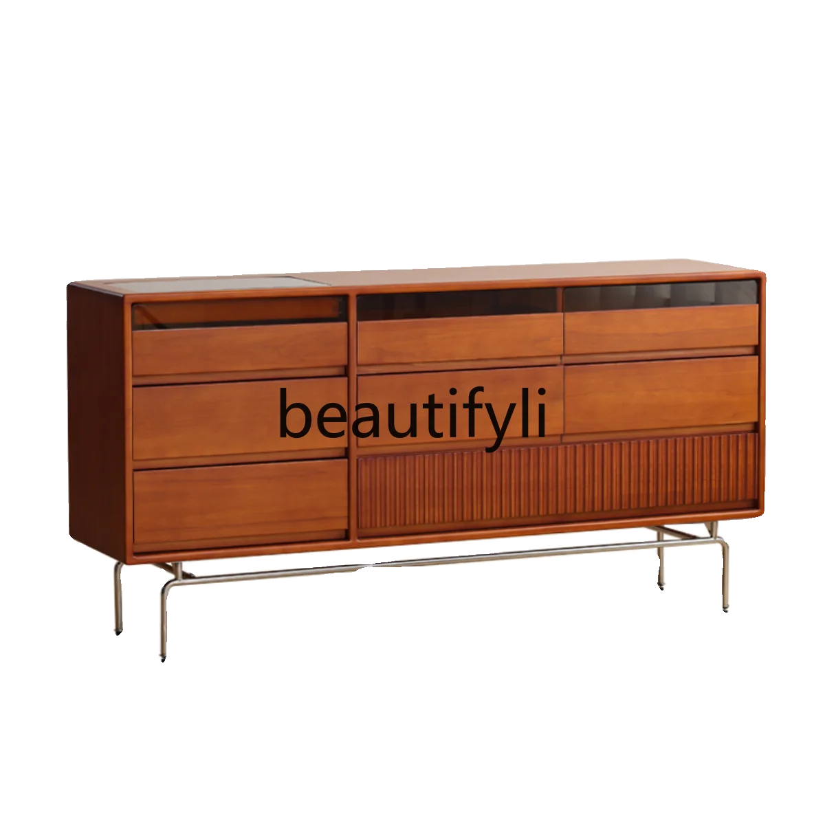 Solid wood eight-bucket cabinet, medieval bedside cabinet, bedroom storage, boxwood TV cabinet
Solid wood eight-bucket cabinet, medieval bedside cabinet, bedroom storage, boxwood TV cabinet