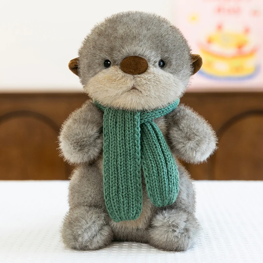 1pc 26cm/10.23in Cute scarves, otter plush toys, zoo souvenirs, children's soothing dolls, pillow gifts 
1pc 26cm/10.23in Cute scarves, otter plush toys, zoo souvenirs, children's soothing dolls, pillow gifts