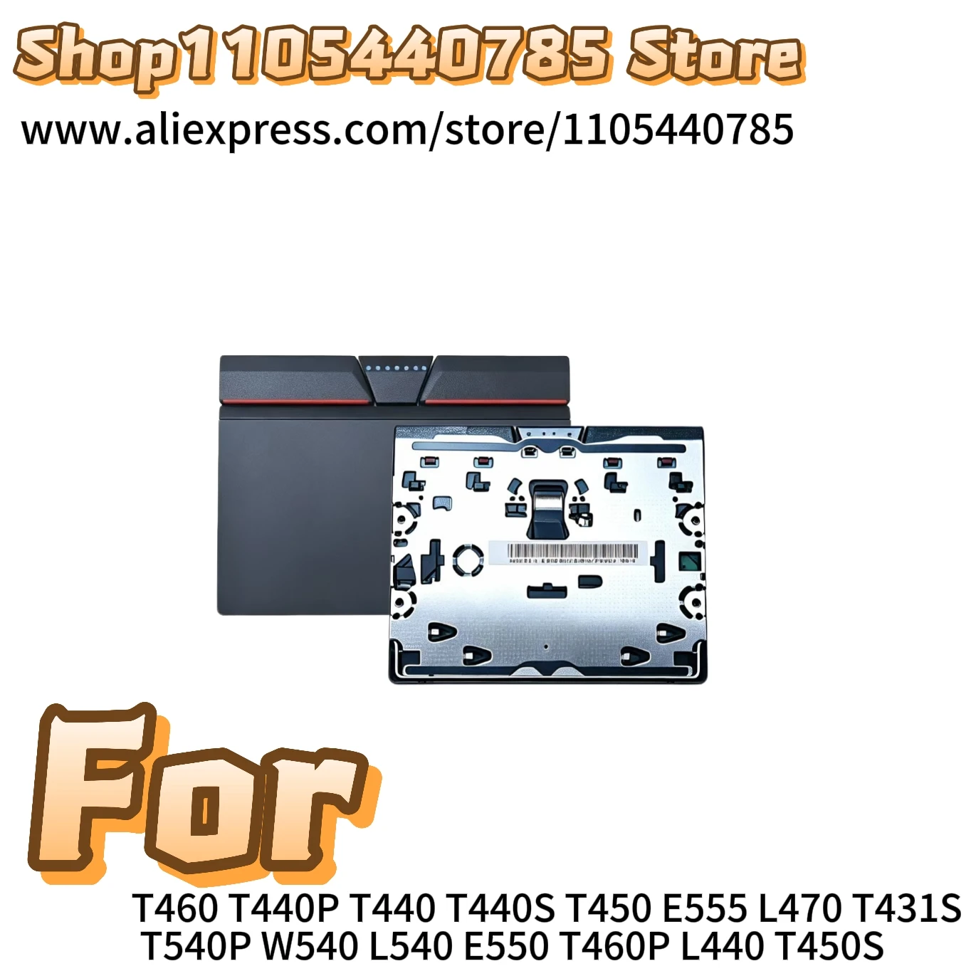 Новый тачпад-кликер с тремя кнопками для T460, T440P, T440, T440S, T450, E555, L470, T431S, T540P, W540, L540, E550, T460P, L440, T450S
Новый тачпад-кликер с тремя кнопками для T460, T440P, T440, T440S, T450, E555, L470, T431S, T540P, W540, L540, E550, T460P, L440, T450S
