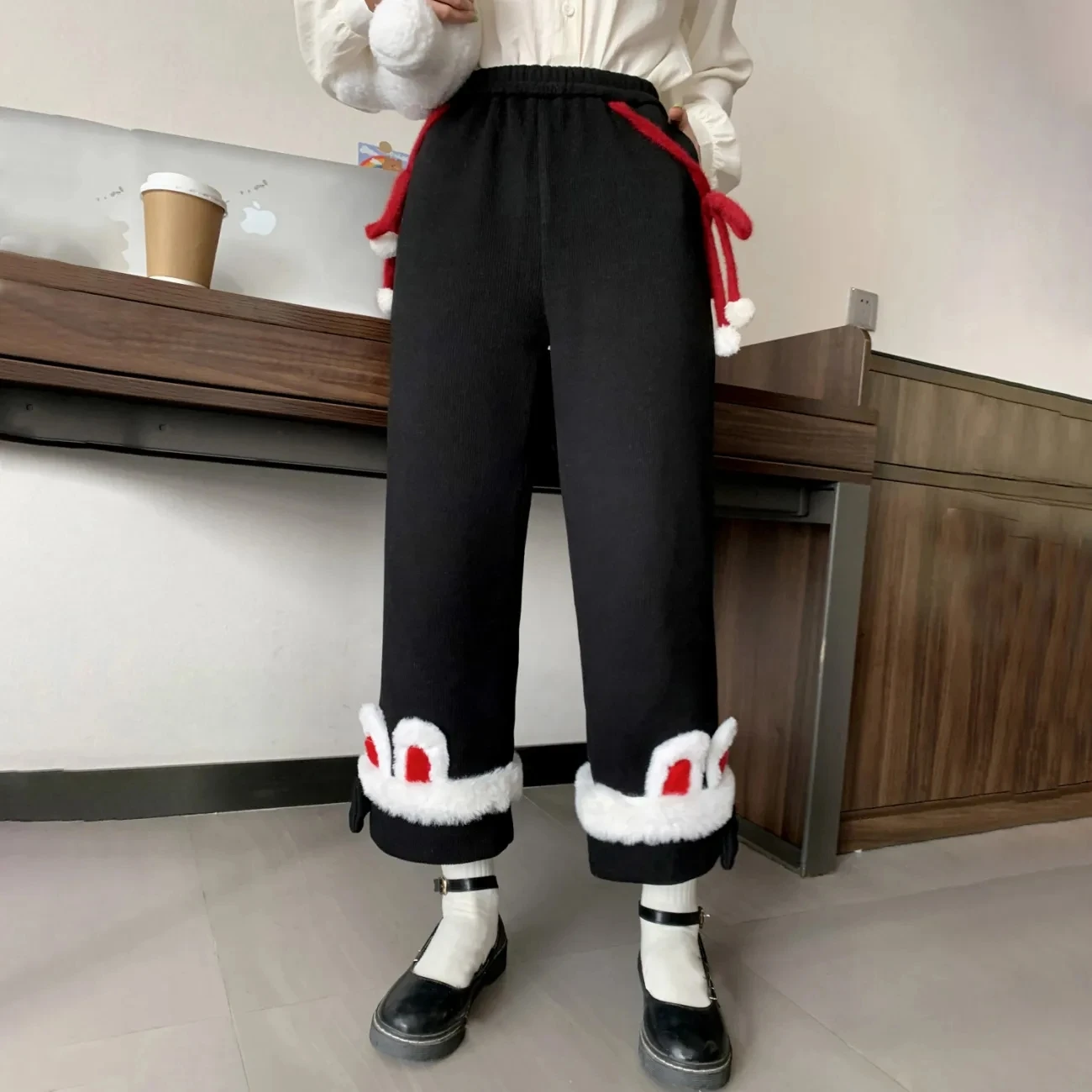 Kawaii Rabbit Solid Cartoon Casual Pants Women High Waisted Cute Loose Vintage Y2k Streetwear Harajuku Fashion Straight Trousers
Kawaii Rabbit Solid Cartoon Casual Pants Women High Waisted Cute Loose Vintage Y2k Streetwear Harajuku Fashion Straight Trousers