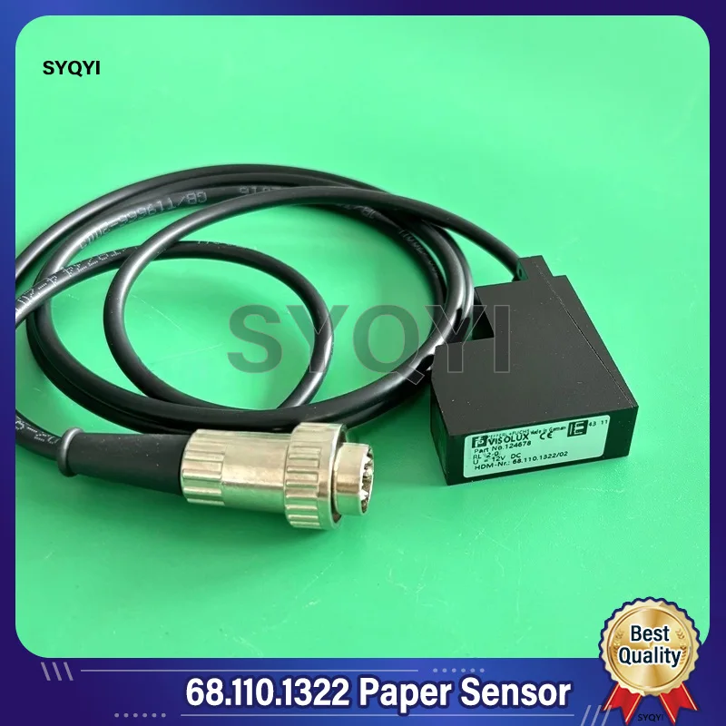 Heidelberg MO SM102 Printing Machine Front Gauge Detection Eye Paper Sensor 68.110.1322
Heidelberg MO SM102 Printing Machine Front Gauge Detection Eye Paper Sensor 68.110.1322