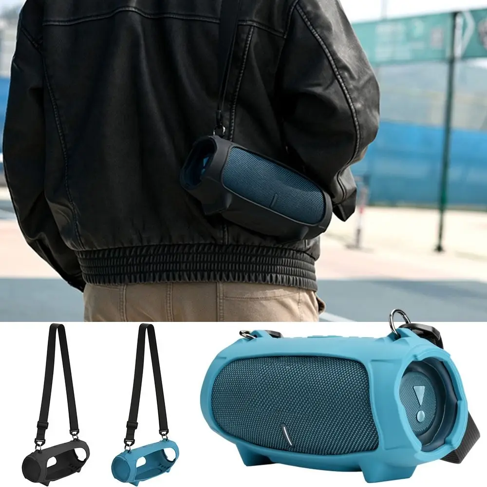 Силиконовый чехол для динамика Bluetooth, регулируемый противоударный защитный чехол с плечевым ремнем, грязезащитные аксессуары для динамиков
Силиконовый чехол для динамика Bluetooth, регулируемый противоударный защитный чехол с плечевым ремнем, грязезащитные аксессуары для динамиков
